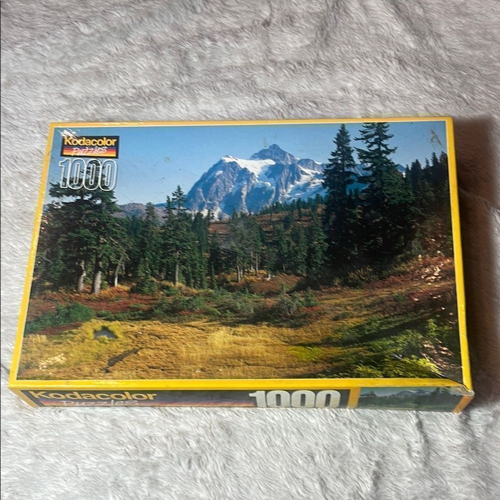 NEW kodacolor vintage 1998 1000 piece puzzle Heather Meadows